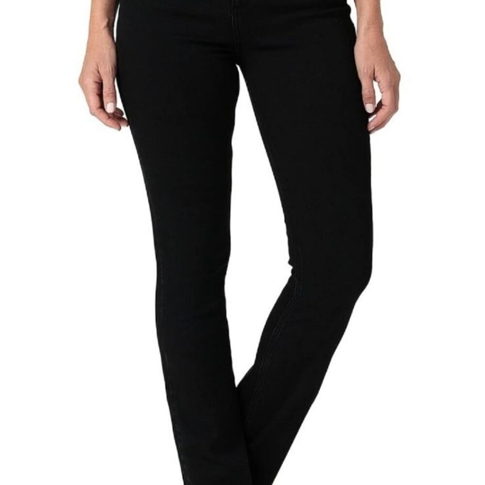 Lee black womens jeans size 14 Long bootcut ultra lux NWT